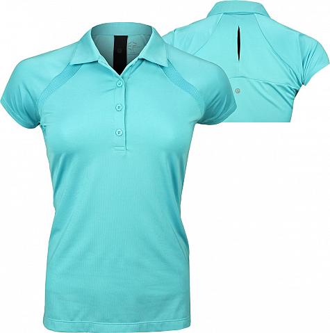 EP Sport Women's Borealis Mesh Trim Golf Shirts - CLEARANCE