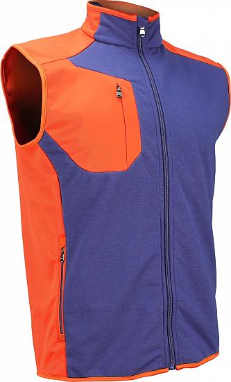 RLX Double Face Jersey Full-Zip Golf Vests
