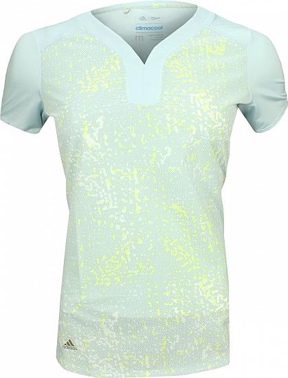 Adidas Women's Tour Bonded Mesh Golf Shirts - CLEARANCE