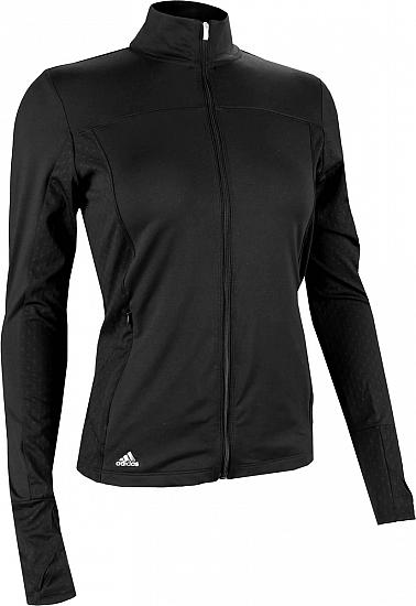 Adidas Women's Advance Rangewear Textured Full-Zip Golf Jackets - CLEARANCE