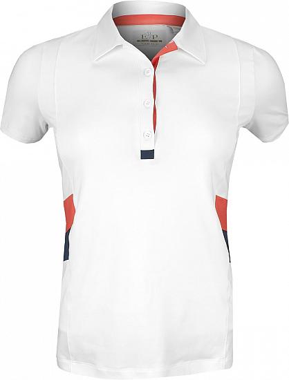 EP Pro Women's Tour-Tech Graphic Color Blocked Golf Shirts - ON SALE
