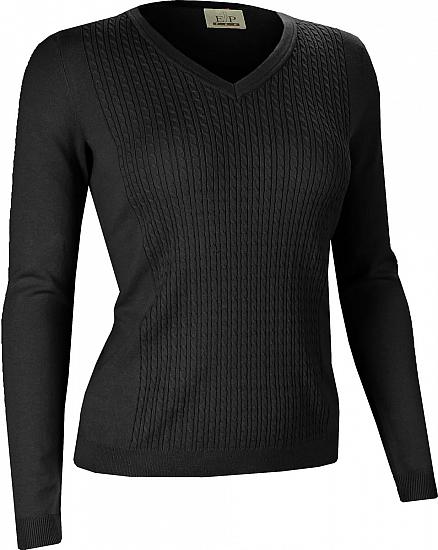 EP Pro Women's V-Neck Long Sleeve Golf Sweaters - ON SALE