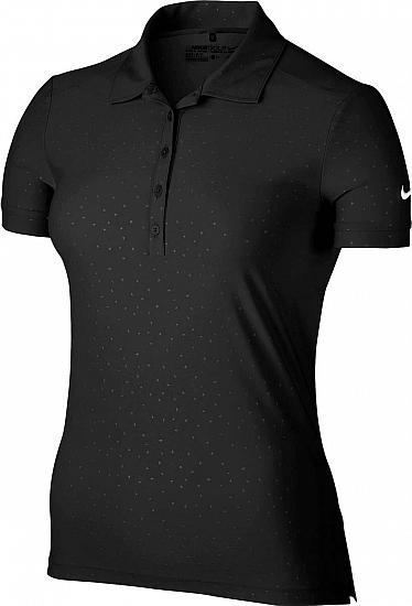 Nike Women's Dri-FIT Victory Emboss Golf Shirts - CLOSEOUTS