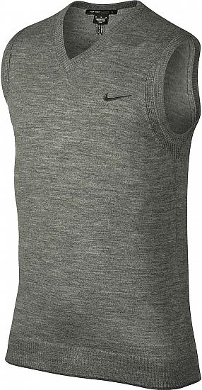 Nike Tiger Woods Dri-FIT Wool V-Neck Golf Sweater Vests - CLOSEOUTS