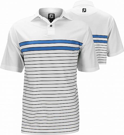 FootJoy Engineered Chest Band Lisle Self Collar Golf Shirts - Gulf Shores Collection - FJ Tour Logo Available - ON SALE!
