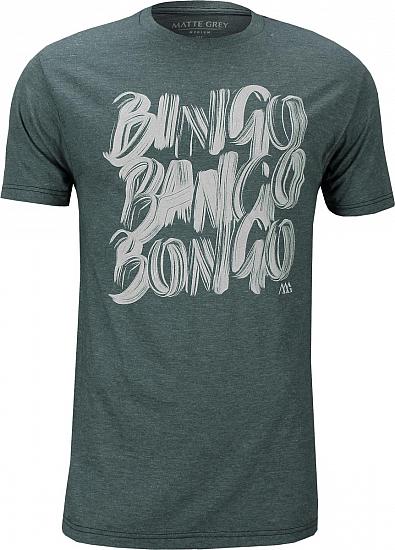 Matte Grey Bingo Golf T-Shirts