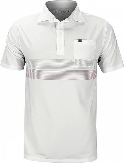 Matte Grey Davis Golf Shirts