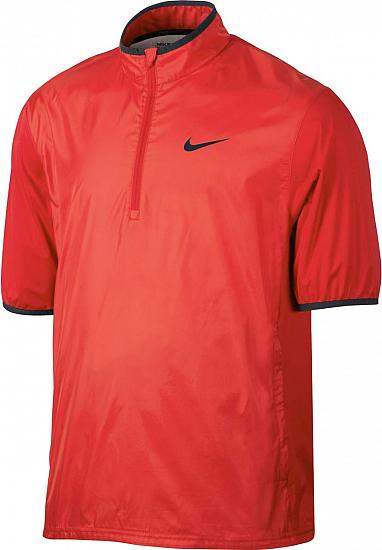 Nike Shield Short Sleeve Half-Zip Golf Jackets - CLOSEOUTS
