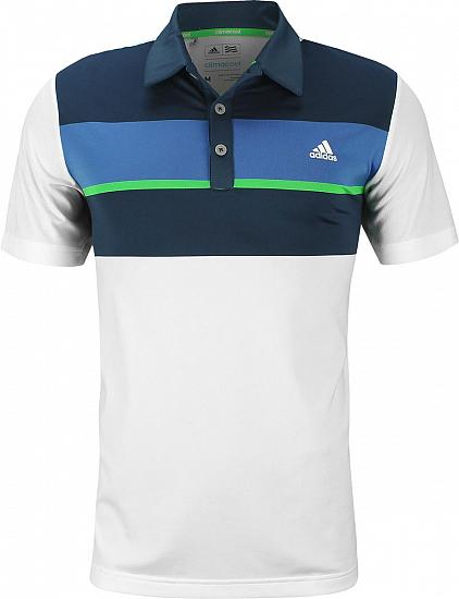 Adidas ClimaCool Engineered Block Golf Shirts - ON SALE