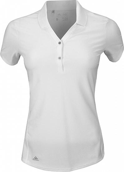 Adidas Women's Essentials Jacquard Golf Shirts - ON SALE