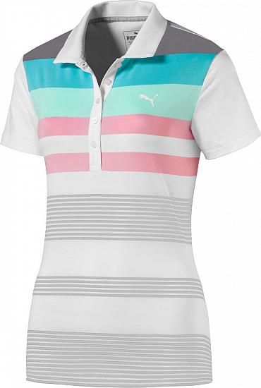 Puma Women's DryCELL Road Map Golf Shirts - ON SALE