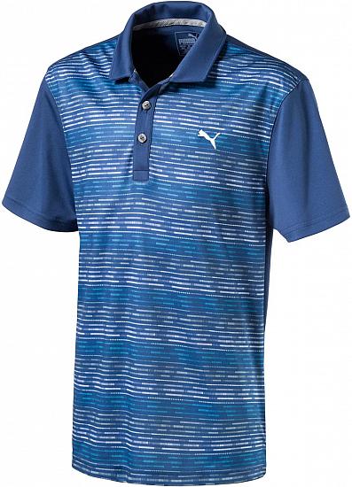 Puma DryCELL Road Map Junior Golf Shirts - ON SALE