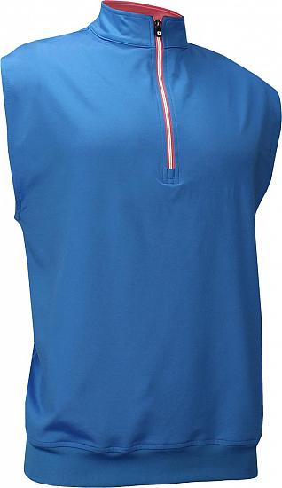FootJoy Performance Half-Zip Jersey Pullover Golf Vests with Gathered Waist - Tucson Collection