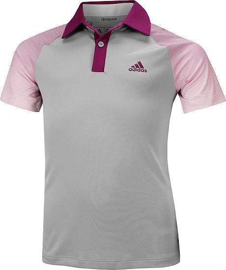 Adidas Novelty Junior Golf Shirts - ON SALE