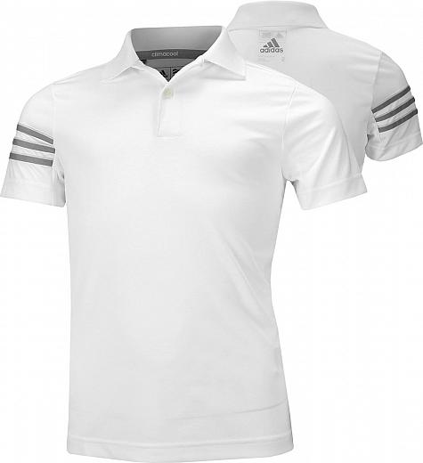Adidas ClimaCool 3-Stripes Junior Golf Shirts - ON SALE