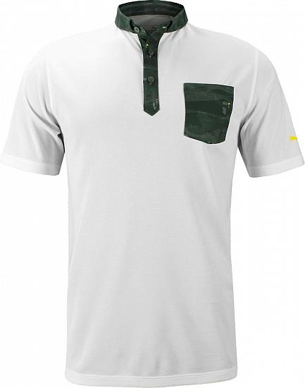 Puma Flagstick Camo Golf Shirts - Rickie Fowler First Major Thursday