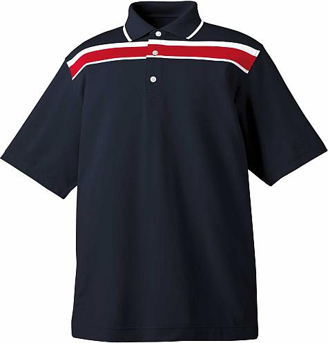 FootJoy Stretch Lisle Chest Stripe Junior Golf Shirts - Previous Season Style