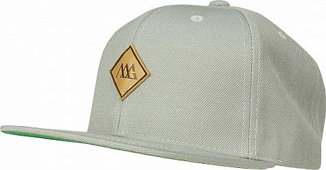 Matte Grey Premium Diamond Snapback Adjustable Golf Hats - ON SALE