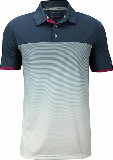 Adidas ClimaCool Gradient Stripe Golf Shirts