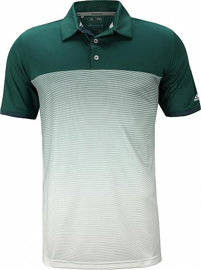 Adidas ClimaCool Gradient Stripe Golf Shirts - Sergio Garcia First Major Sunday