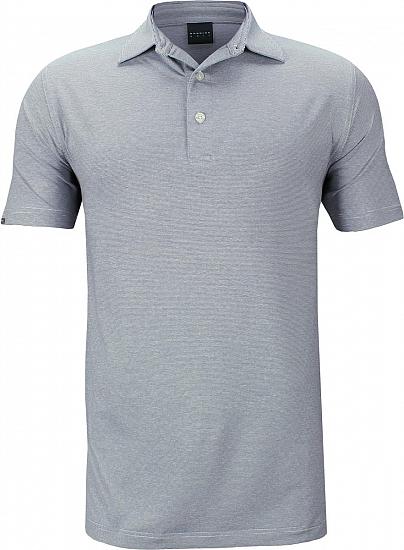 Dunning Fine Stripe Jersey Golf Shirts - Halo
