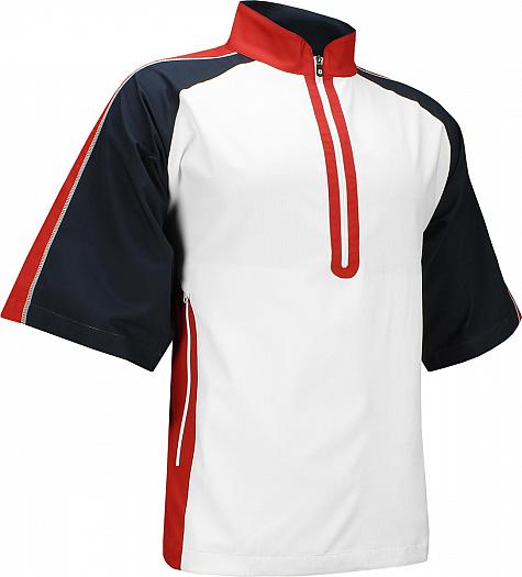 FootJoy Sport Short Sleeve Half-Zip Golf Windshirts - FJ Tour Logo Available - Previous Season Style