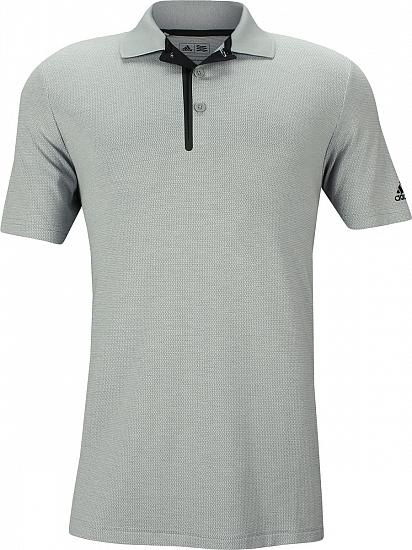 Adidas Club Wool Blend Golf Shirts - Mid Grey