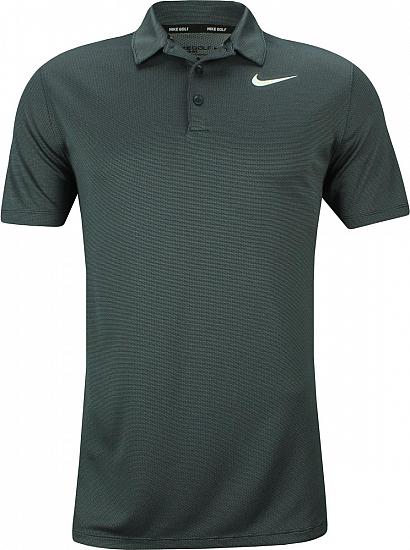 Nike Dri-FIT Textured Golf Shirts - Armory Navy