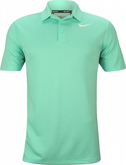 Nike Dri-FIT Textured Golf Shirts - Light Aqua