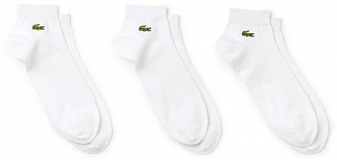 Lacoste Jersey Low Cut Golf Socks - 3-Pair Pack - ON SALE - HOLIDAY SPECIAL