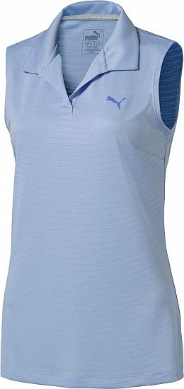 Puma Women's DryCELL Jacquard Sleeveless Golf Shirts - ON SALE