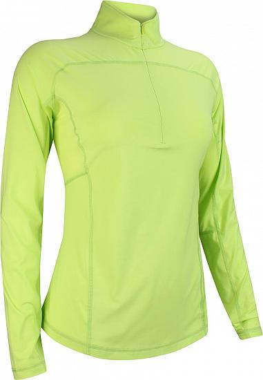 FootJoy Women's Sun Protection Lisle Half-Zip Long Sleeve Golf Shirts - ON SALE