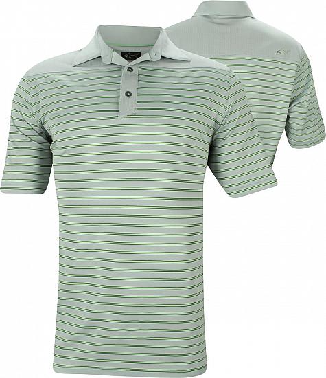Greg Norman Weatherknit Stripe Golf Shirts