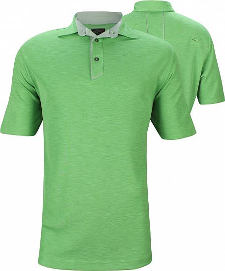 Greg Norman Textured Heather Golf Shirts