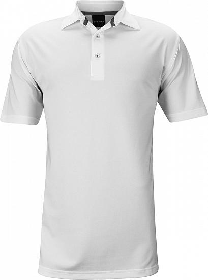 Dunning Classic Pique Golf Shirts - White
