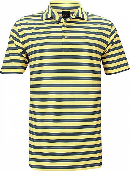 Dunning Jersey Tri-Color Golf Shirts - Light Yellow