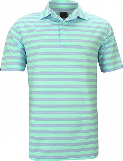 Dunning Jersey Tri-Color Golf Shirts - Beach Glass