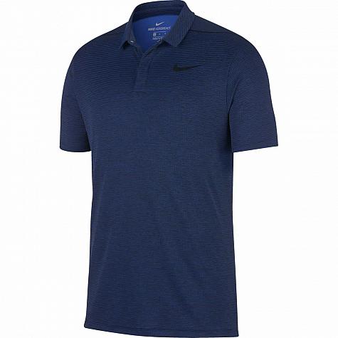 Nike Aero React Stripe Golf Shirts - CLOSEOUTS