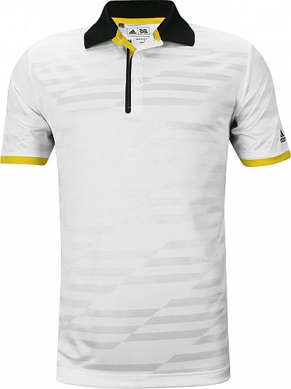 Adidas Asymmetrical Stripe Golf Shirts