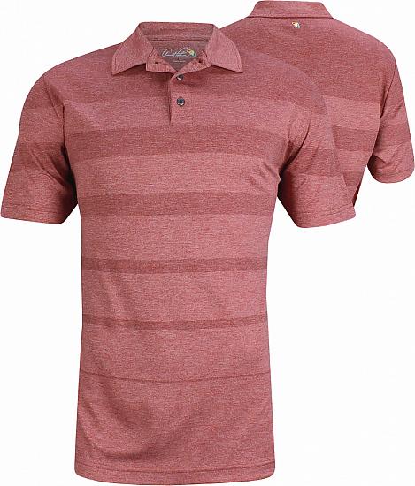 Arnold Palmer Starfire Golf Shirts - Brick Red