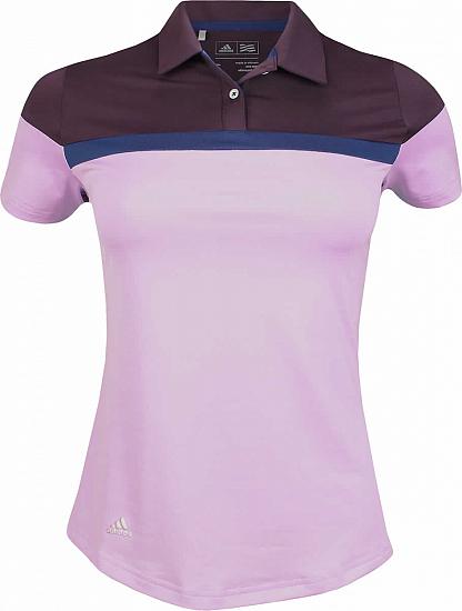 Adidas Women's Color Blocked Golf Shirts - ON SALE