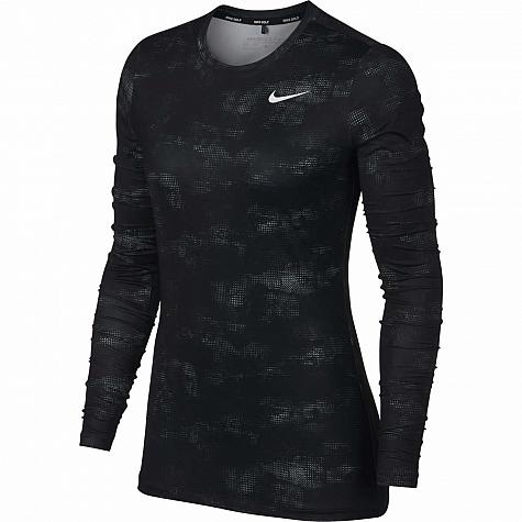Nike Women's Dri-FIT UV Crew Long Sleeve Golf Shirts - CLOSEOUTS