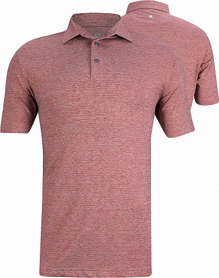 Arnold Palmer Magnolia Golf Shirts - Brick Red