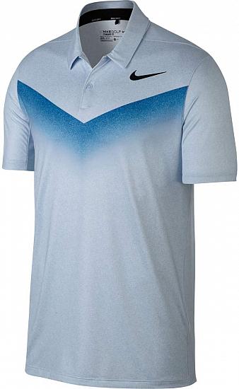 Nike Dri-FIT Chevron Print Golf Shirts - CLOSEOUTS