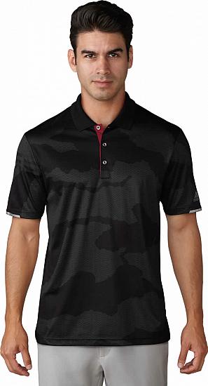 Adidas ClimaChill Herringbone Camo Golf Shirts