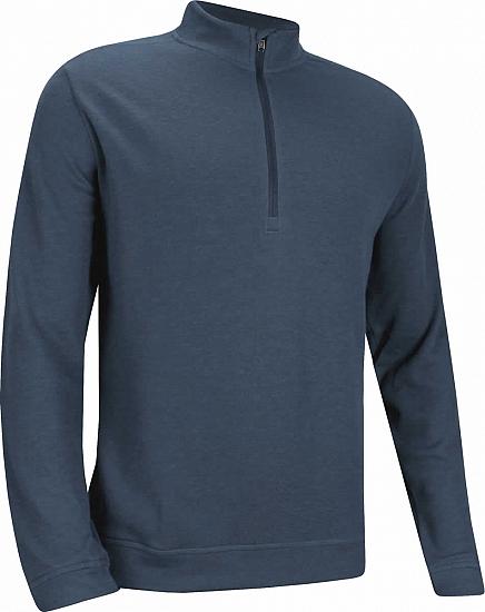 Adidas Wool Quarter-Zip Golf Pullovers - ON SALE