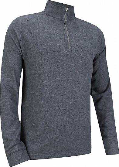 Dunning Natural Hand Quarter-Zip Golf Pullovers - Halo