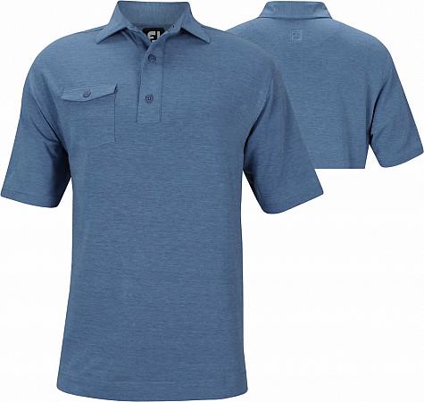 FootJoy ProDry Performance Spun Poly Pocket Golf Shirts with Self Collar - FJ Tour Logo Available - Previous Season Style