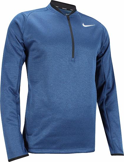 Nike Therma-FIT Half-Zip Left Chest Logo Golf Pullovers - Previous Season Style