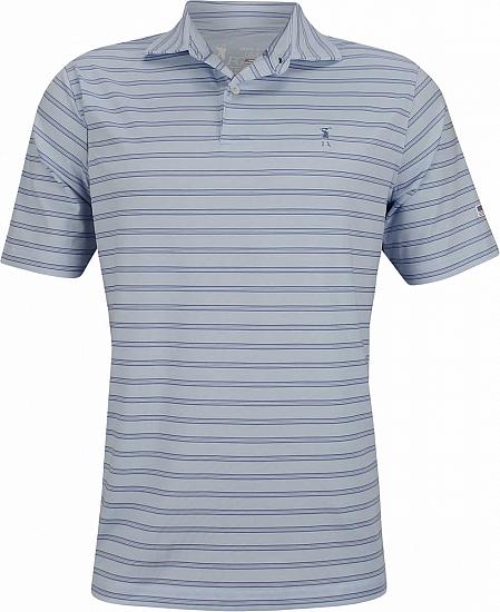 Fairway & Greene USA Rooney Stripe Tech Golf Shirts - HOLIDAY SPECIAL